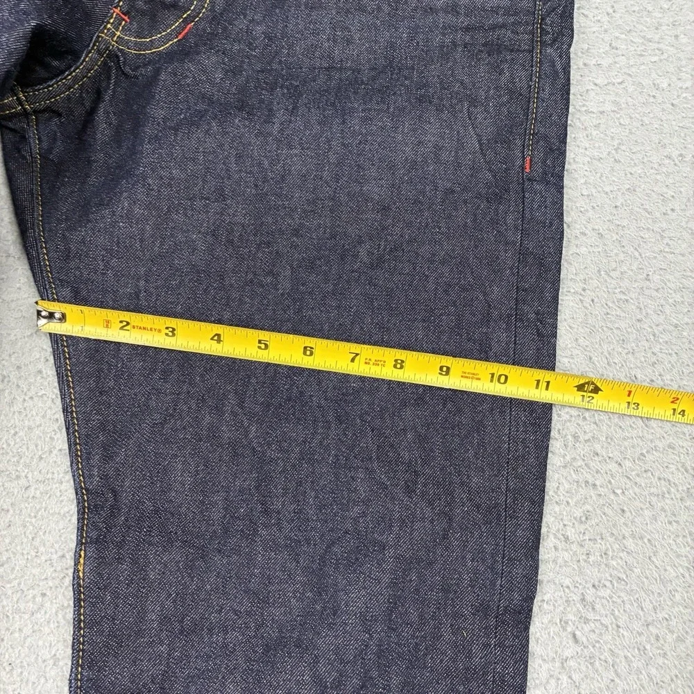 Detroit Denim Co Jeans Men's 35 (33x31) Blue Straight Leg Denim Pants